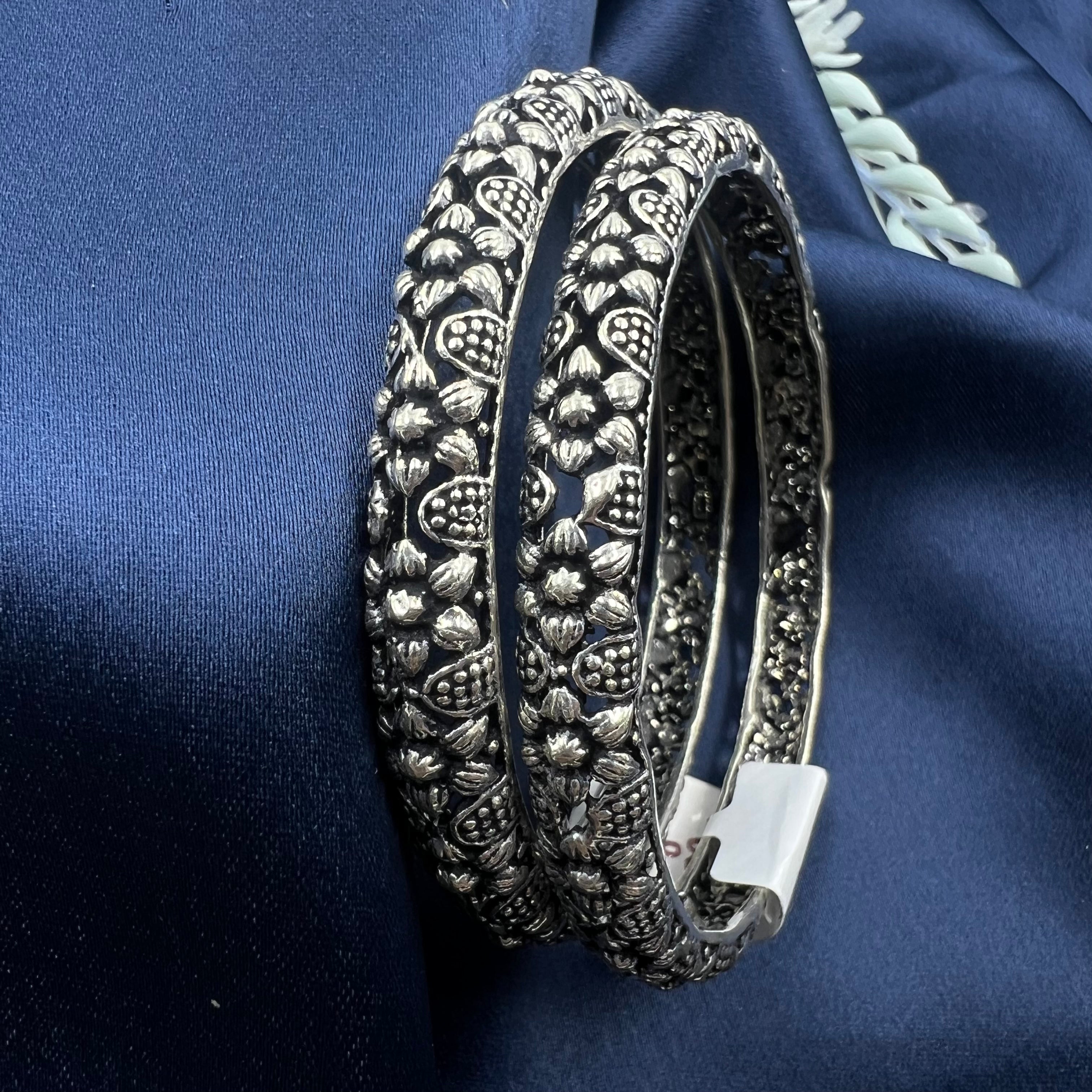 best anika silver bangles