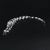 Bold 925 silver panther bracelet