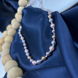 Candy pearl strand necklace