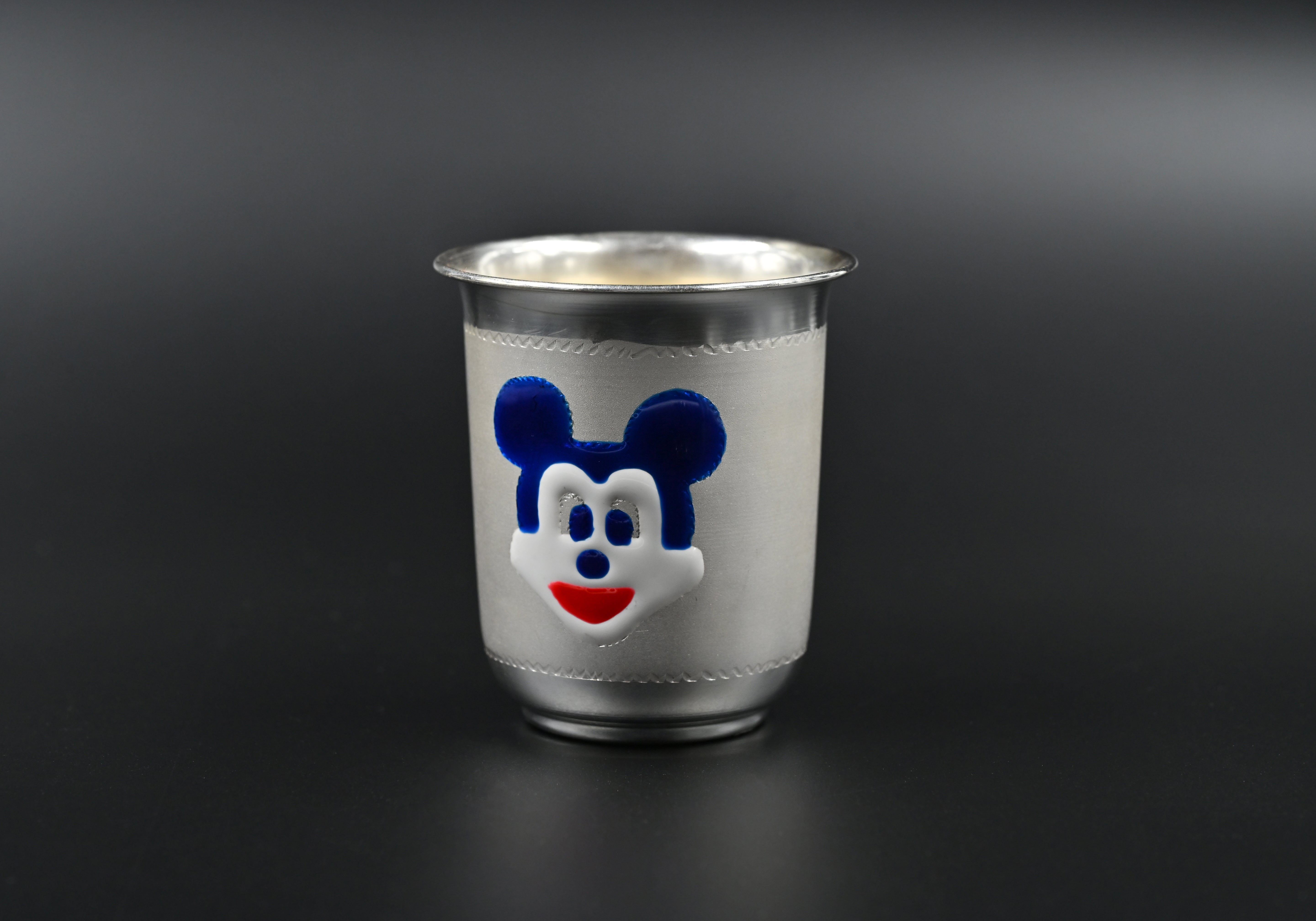 Cheerful mickey baby silver set