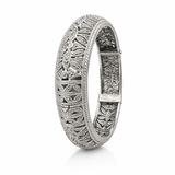 chic myra silver bangle