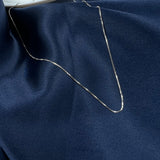 Classic silver link chain