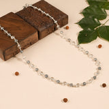 Crystal sphatik jaap mala for meditation