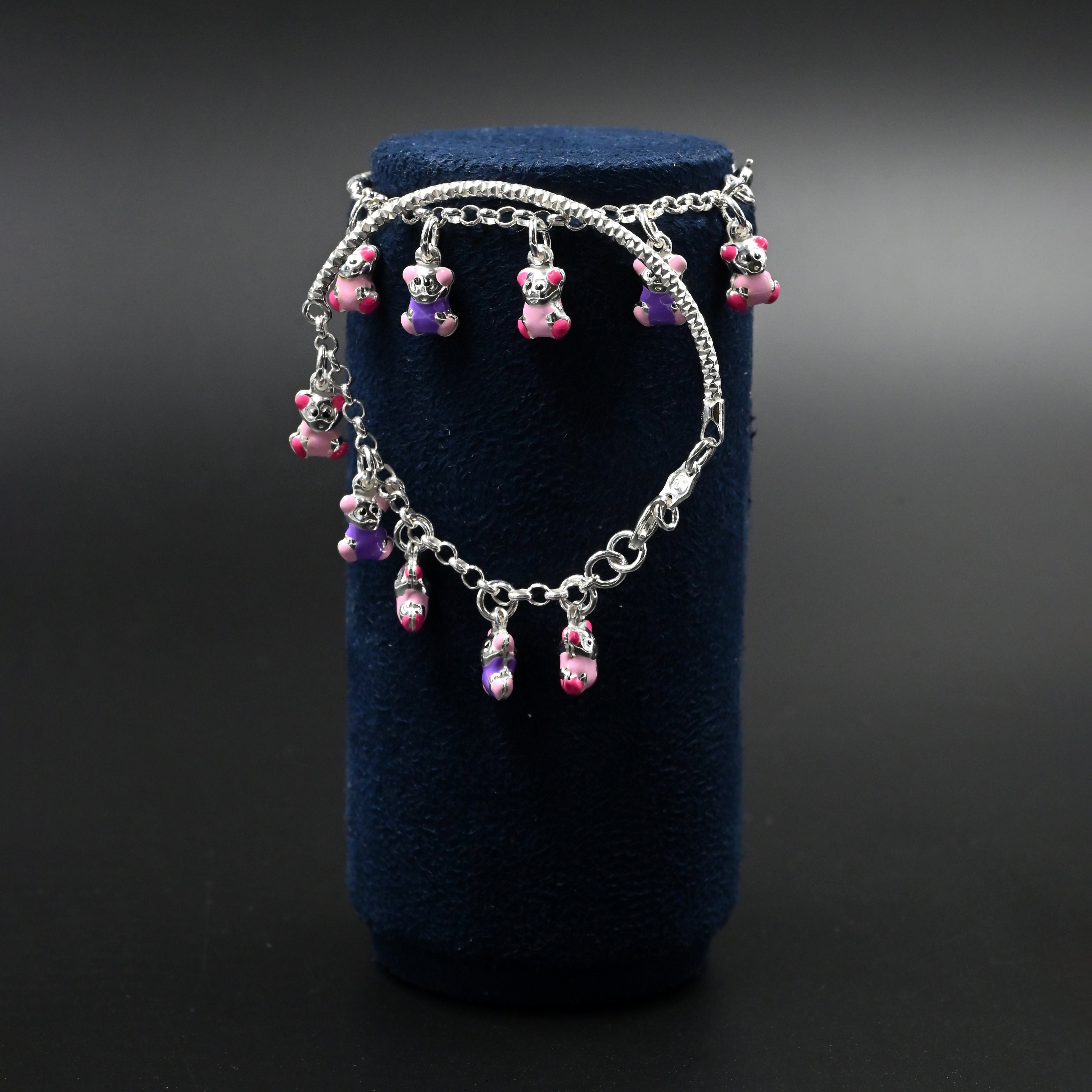 Cuddle Bear Kadli silver bracelet