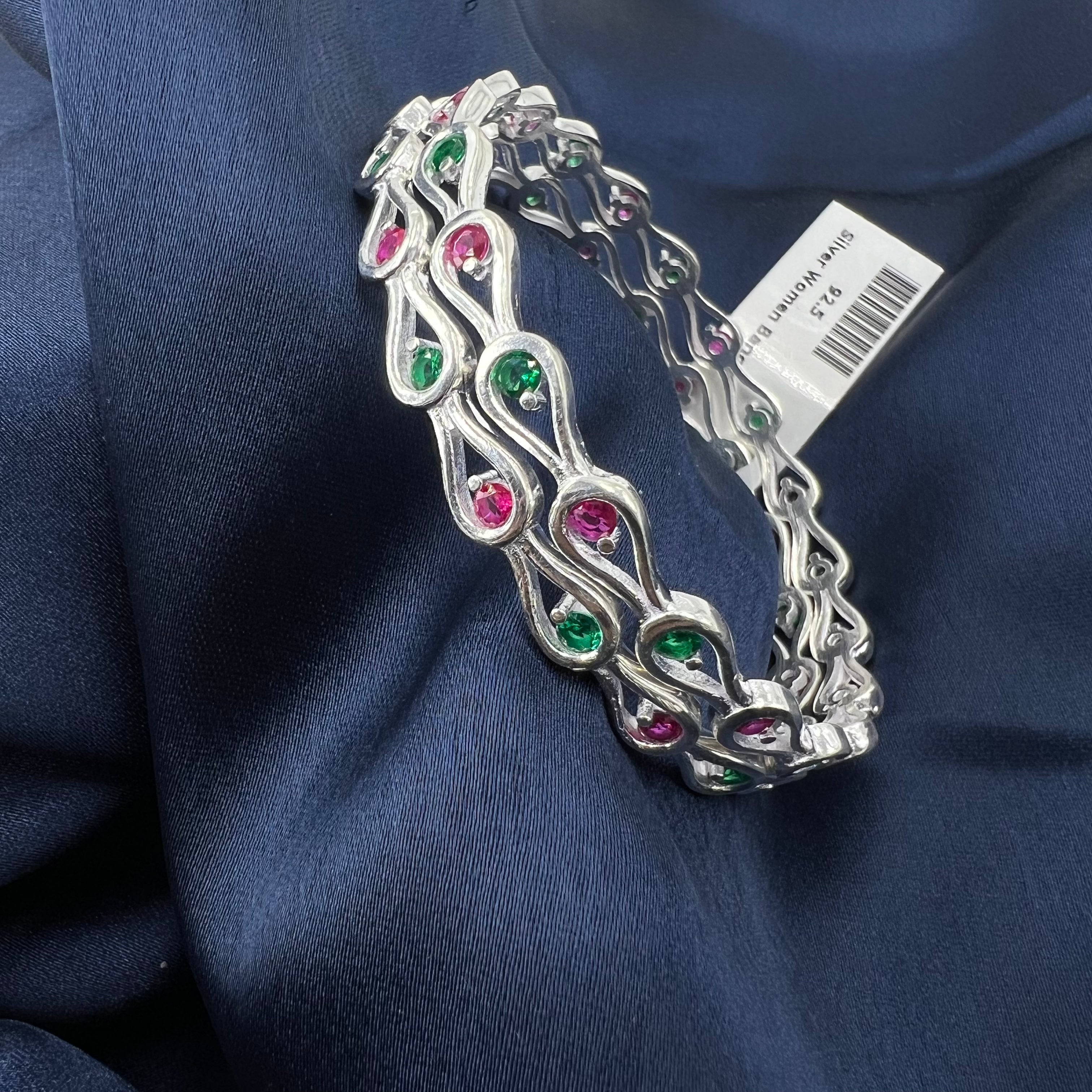 designer amaira silver bangles