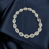 Designer Aurora tennis bracelet 925 silver