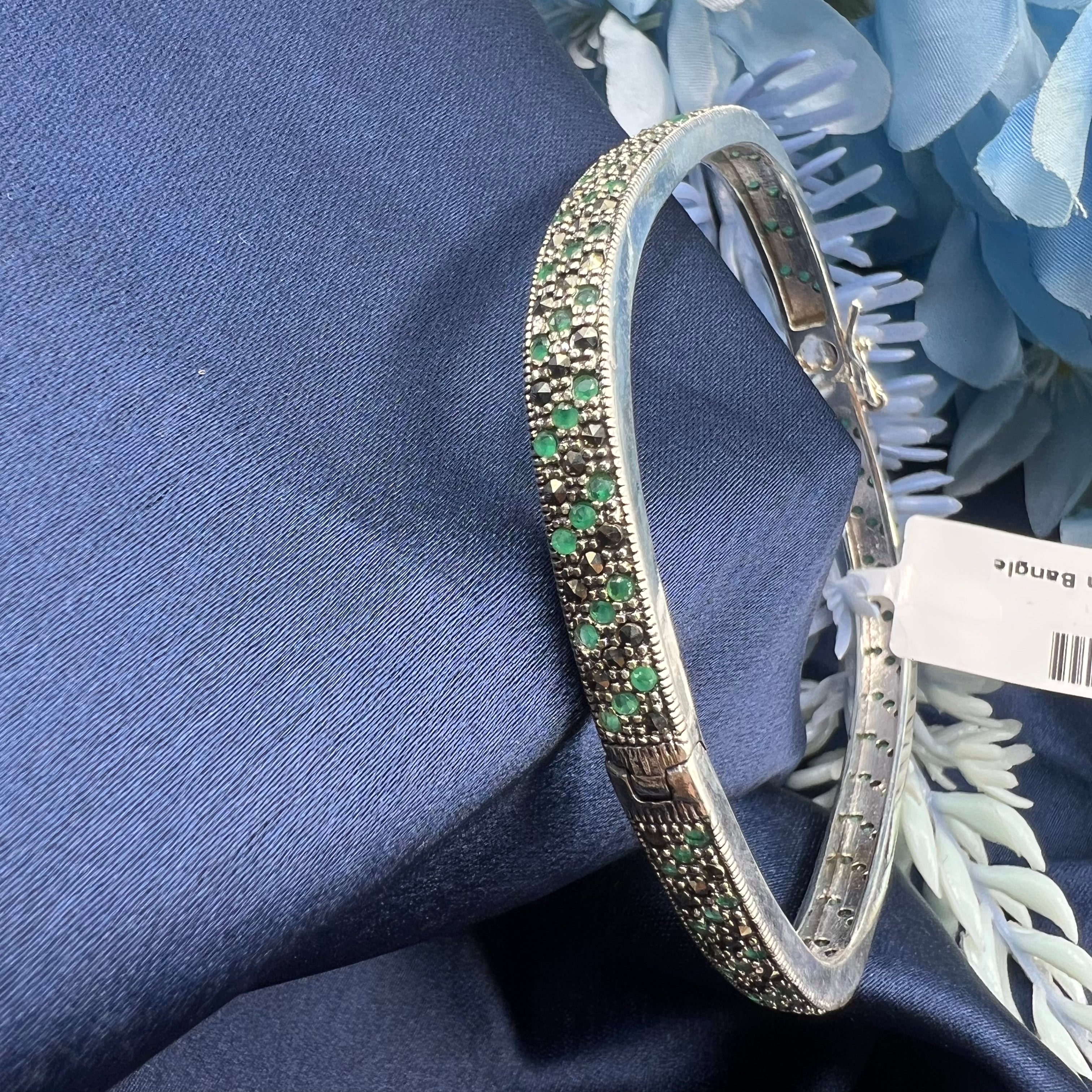 designer elina silver bangle