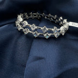 designer myra silver bangles