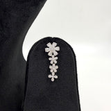Designer white silver necklace Janya