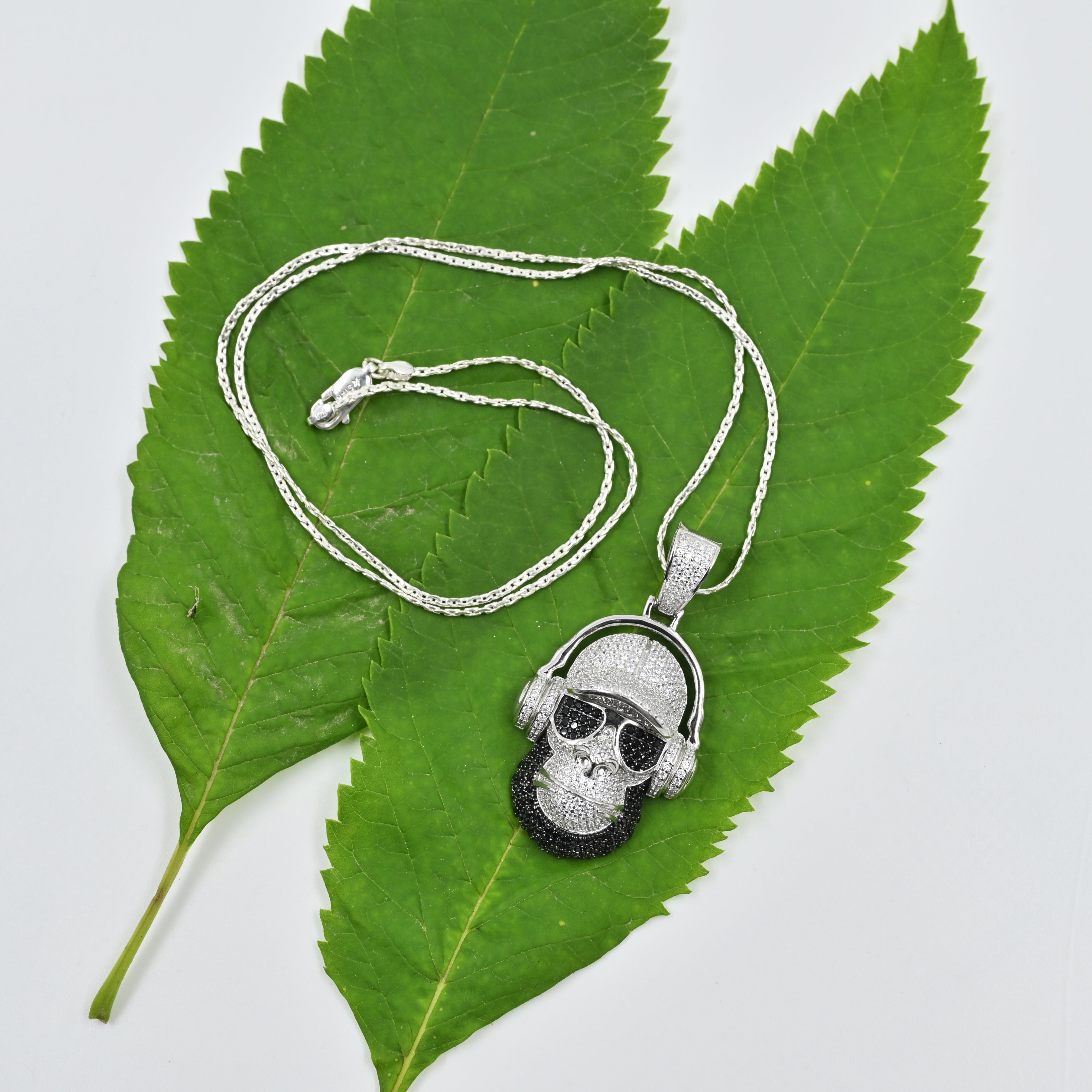 DJ Ape pendant crafted in 925 silver