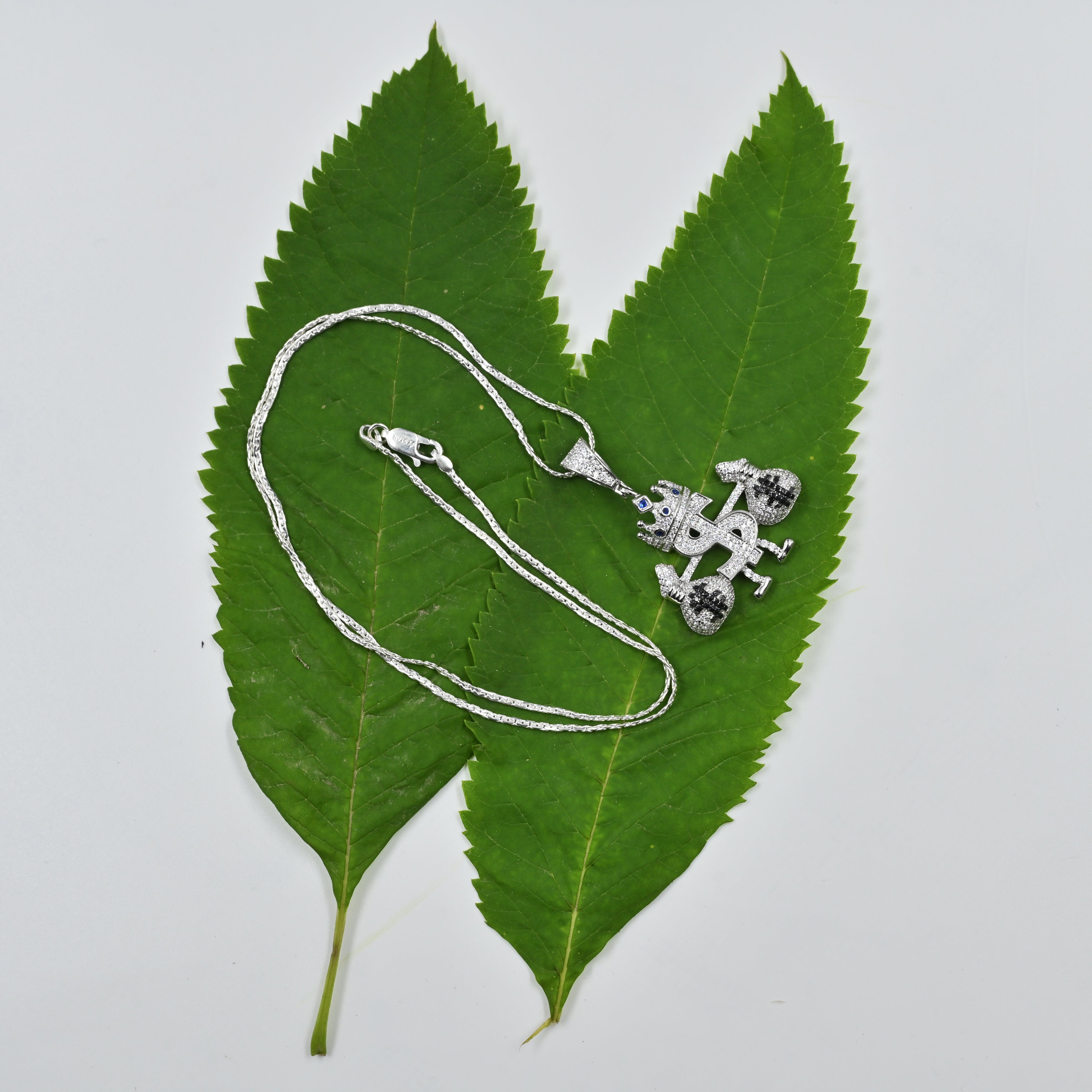 Dollar Dynasty pendant crafted in 925 silver