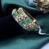 elegant gold polish silver bangles