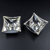 Elegant silver bowls for serving dry fruits and sweets