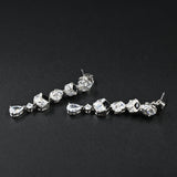 Elegant Stellar Veil 925 silver necklace