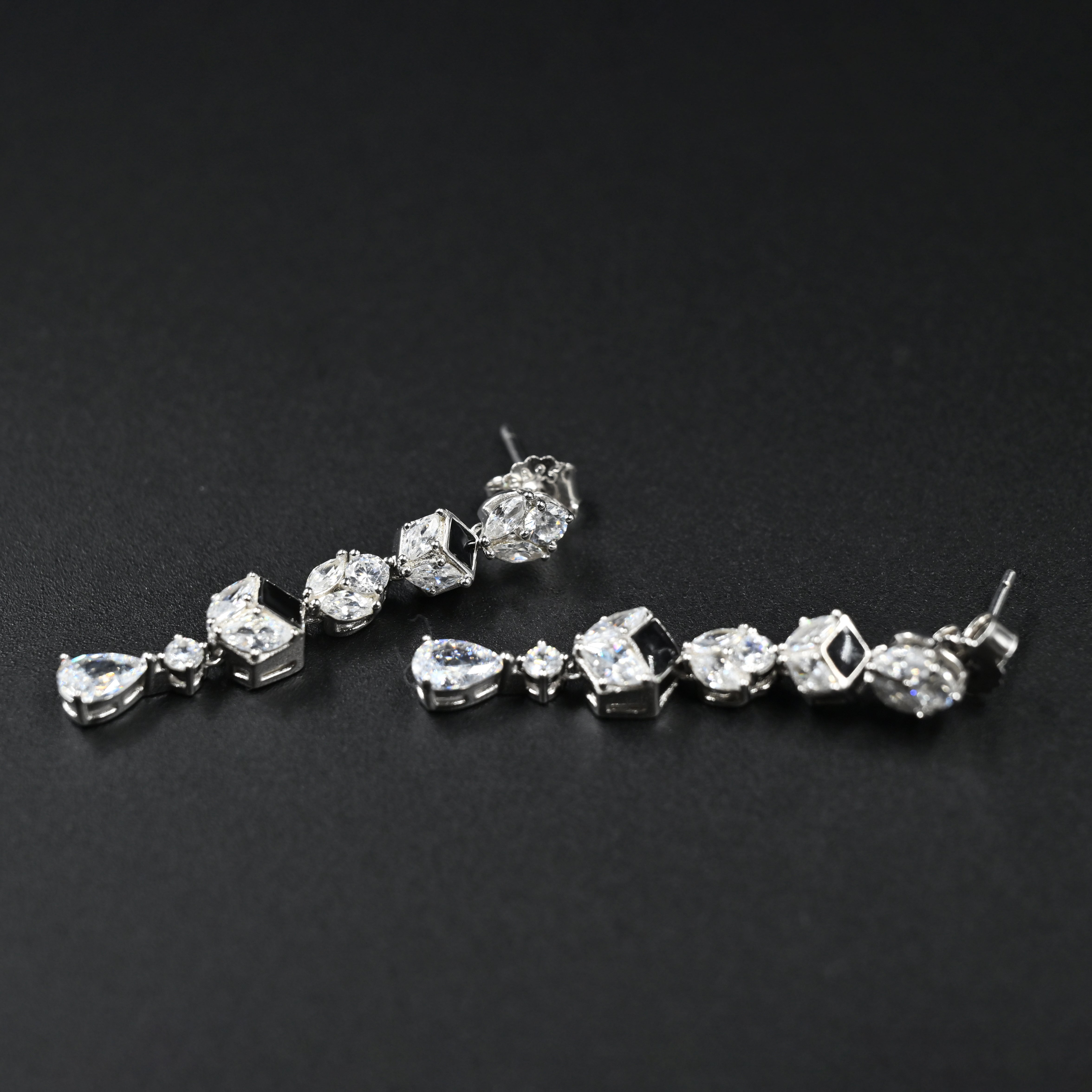 Elegant Stellar Veil 925 silver necklace