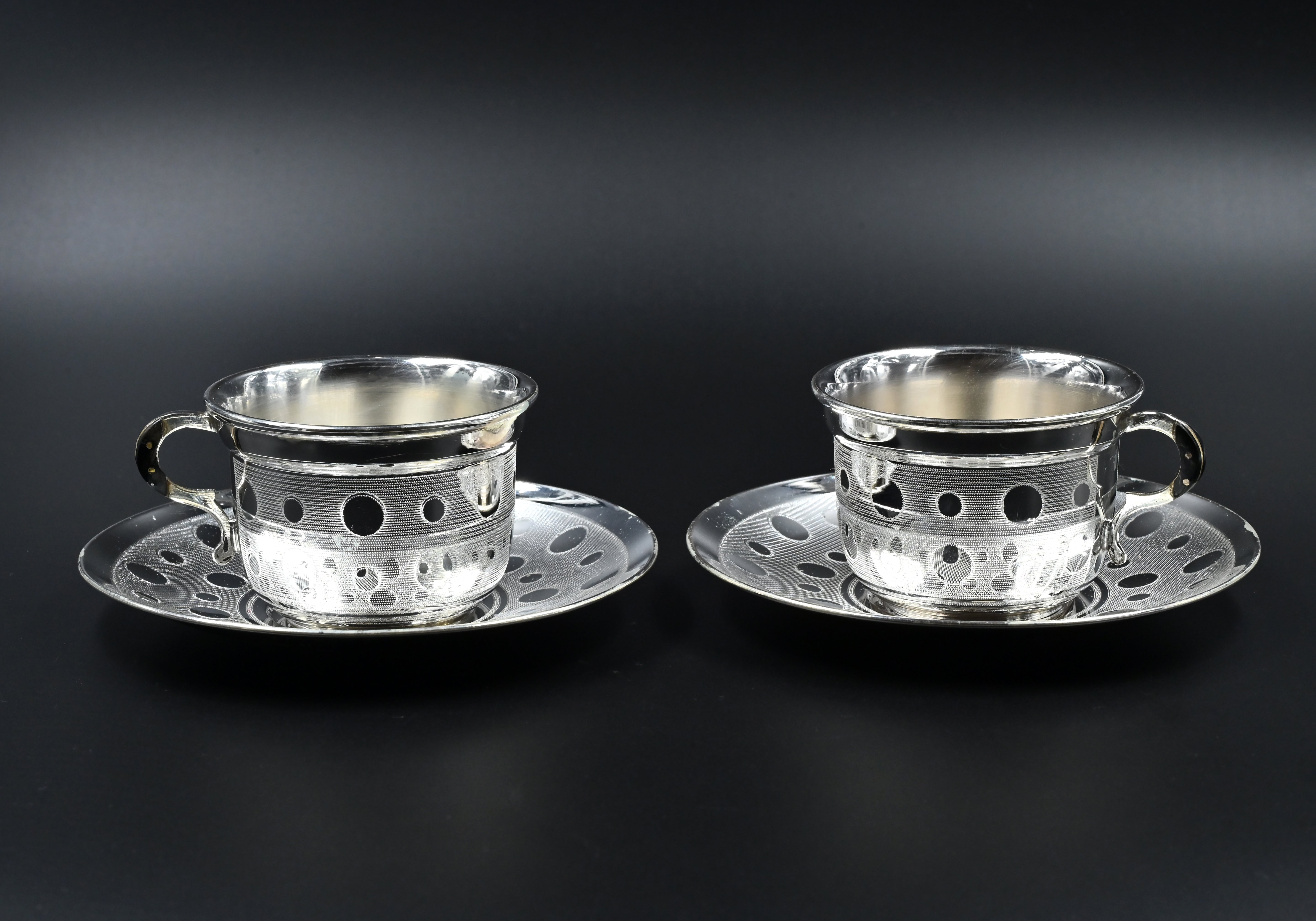 Elegant tea and coffee cup set