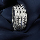 elegant vanya silver bangles