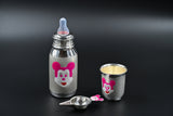 Giggles mickey baby silver set