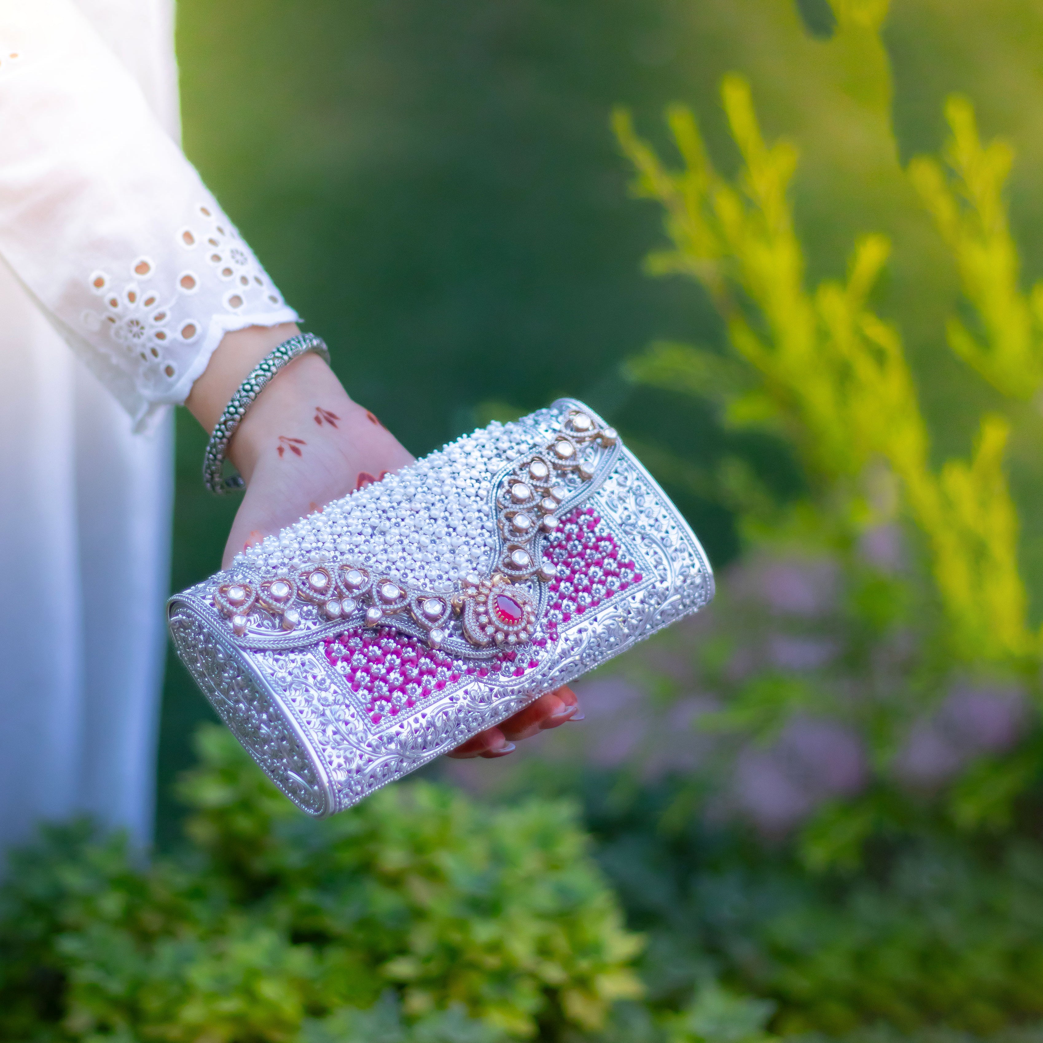 Wave inspired silver Oceane se