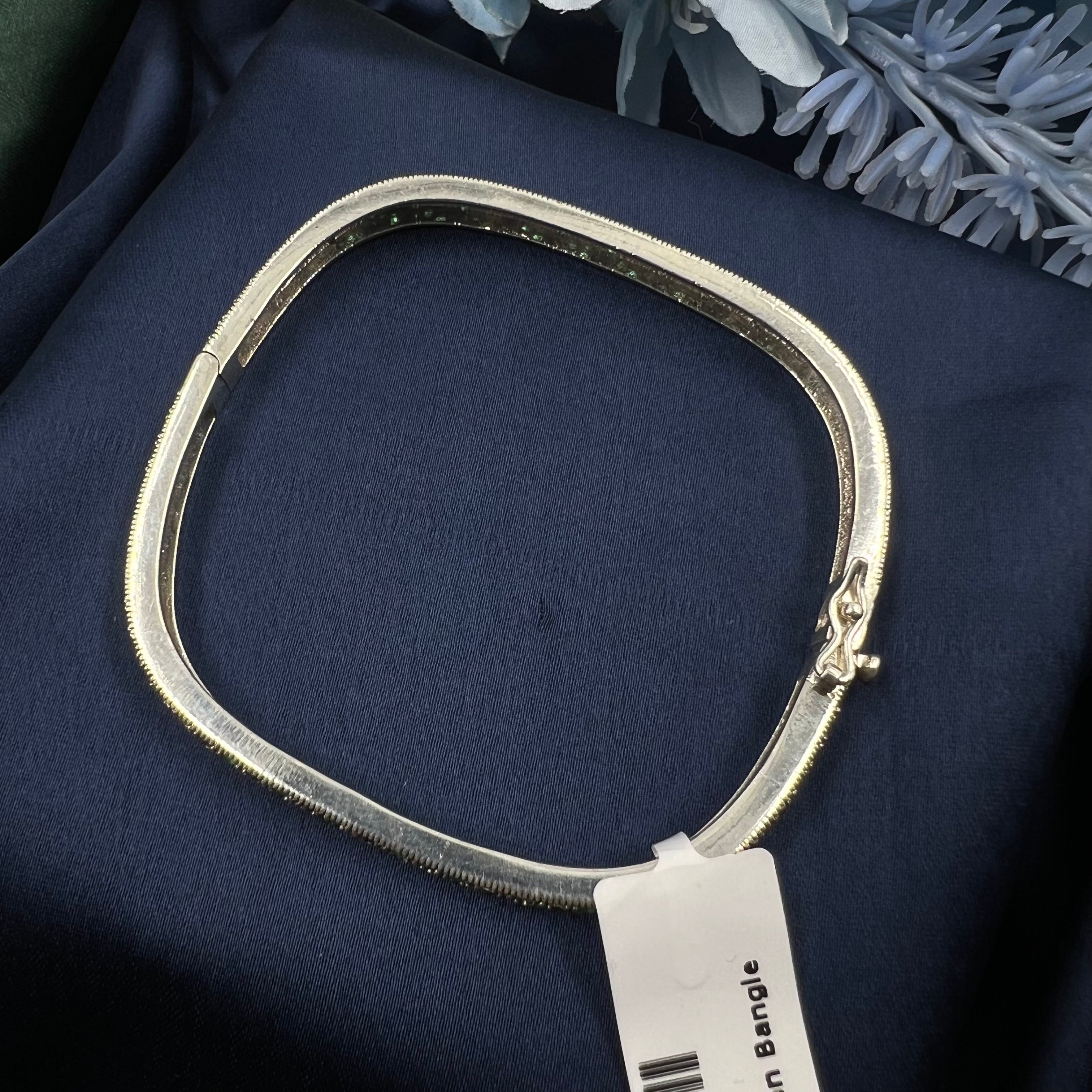 ladies elina silver bangle