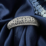 ladies myra silver bangle
