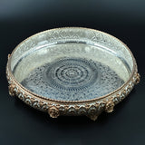 Luxury silver pooja thali for rituals