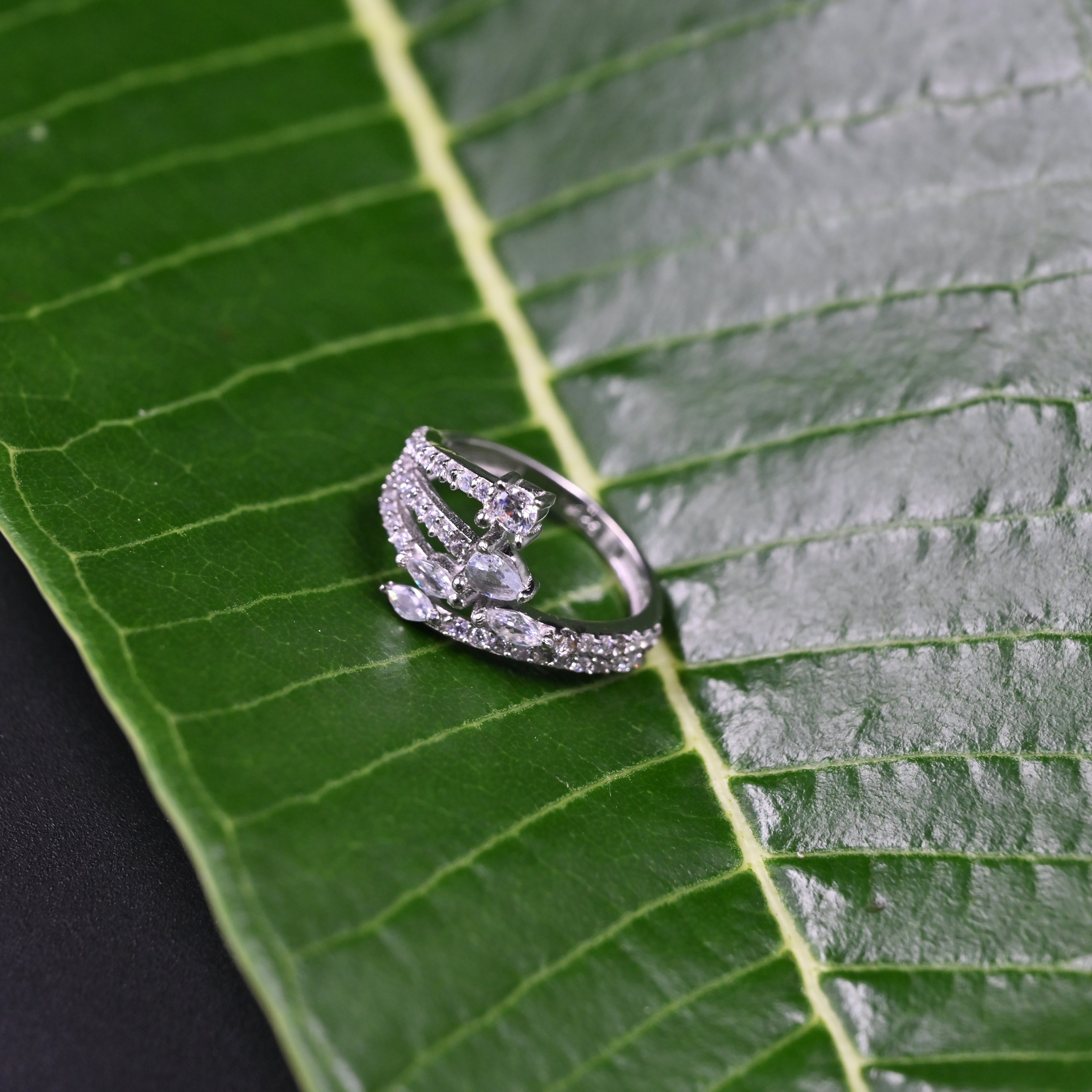 Lyra ring in 925 silver