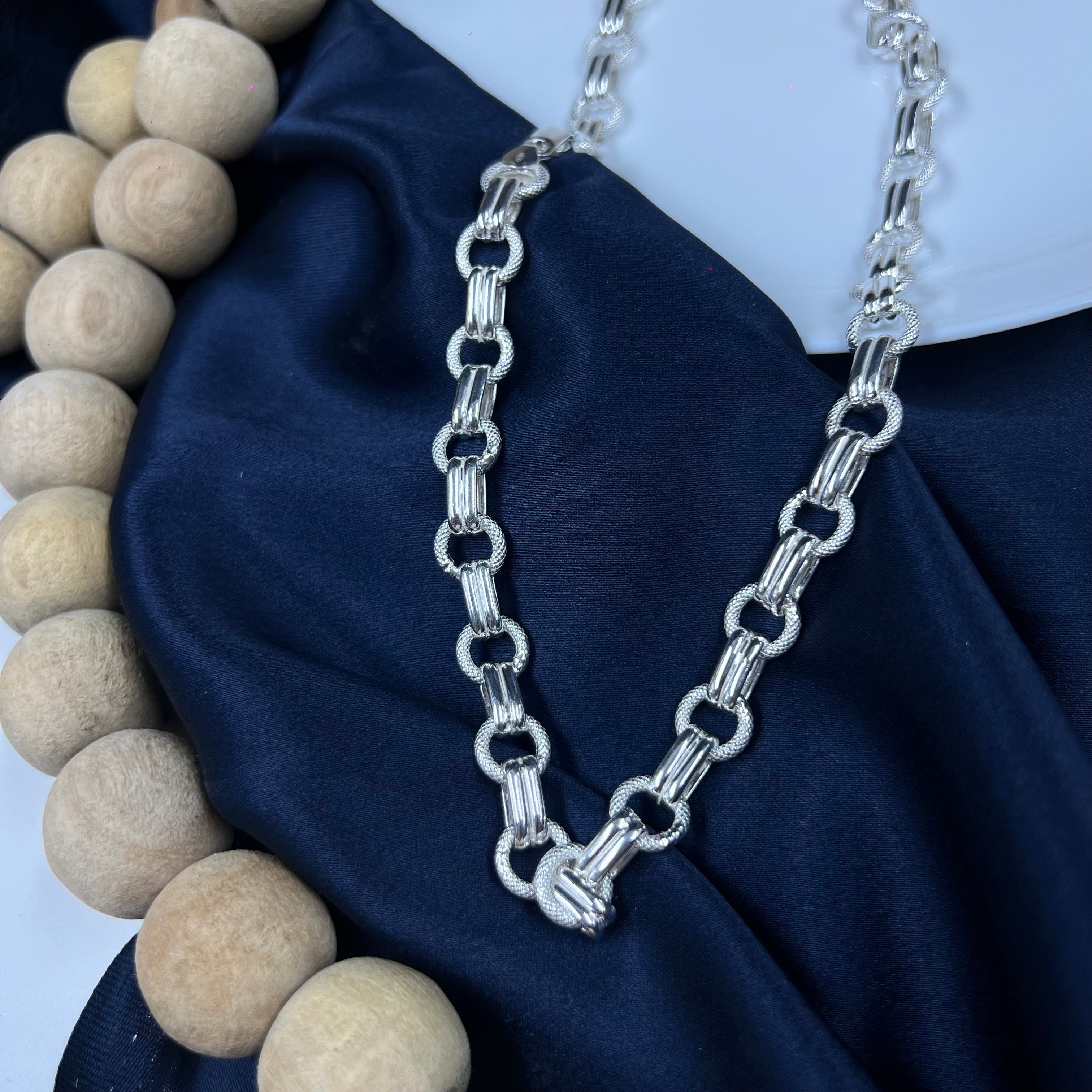 Silver Maverick Chain for men