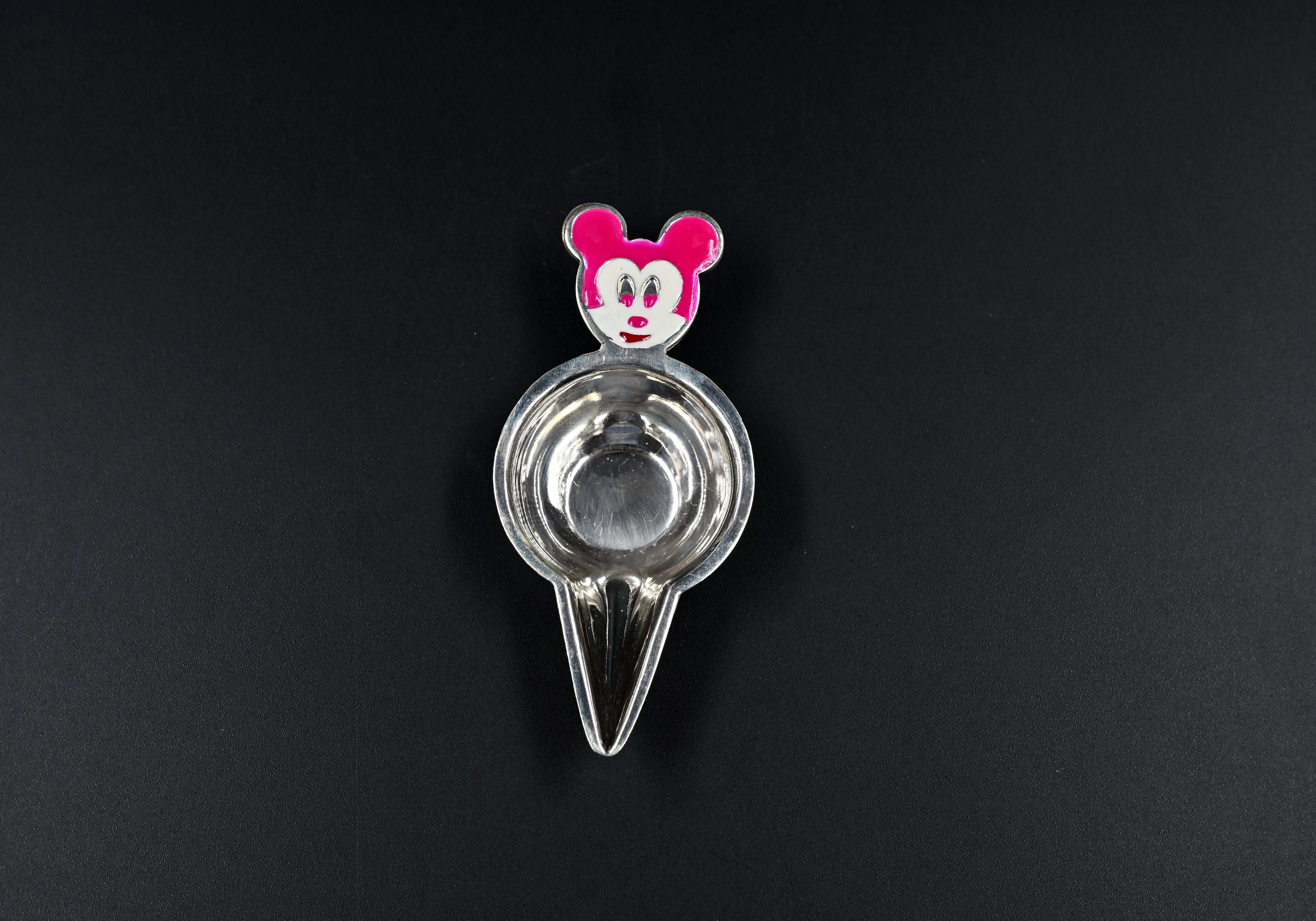 Mickey baby silver feeding set