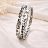 mira 925 silver bangles