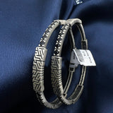 mira silver bangles elegant