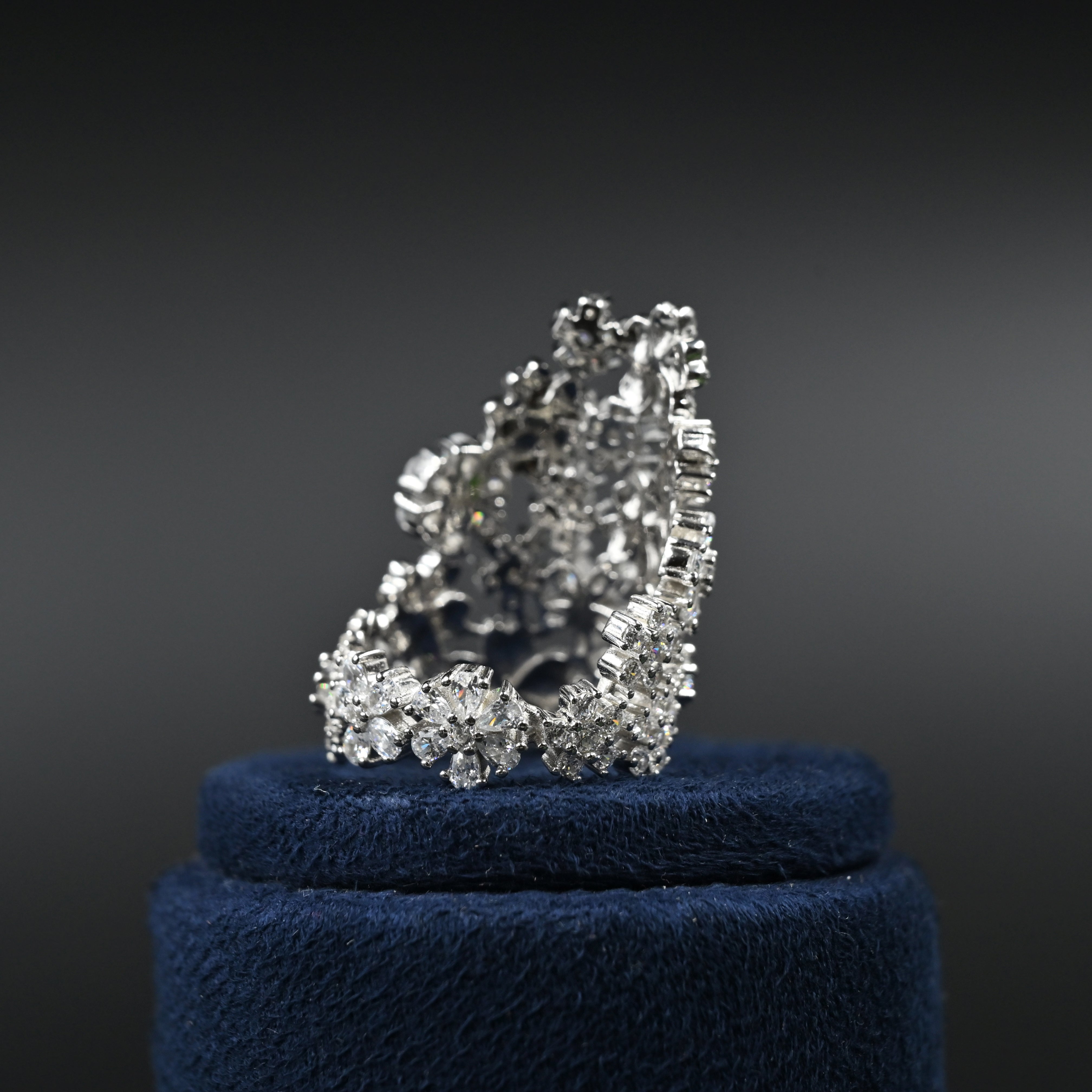 Nature-inspired crystal bloom by Janya