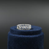 Nature-inspired vine silver ring design