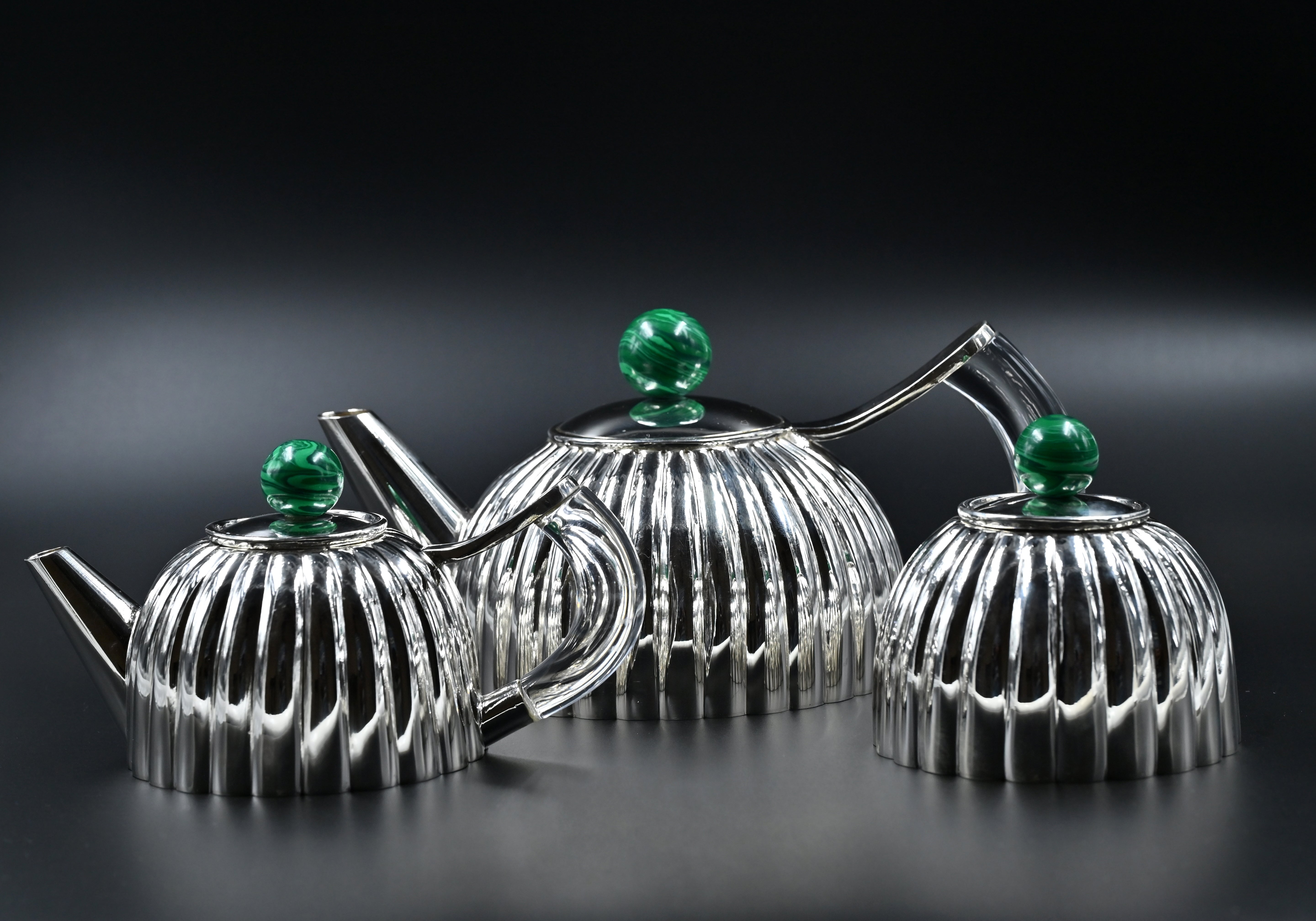 Nayab silver chai set with teapot and accessories