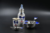Newborn silver feeding set