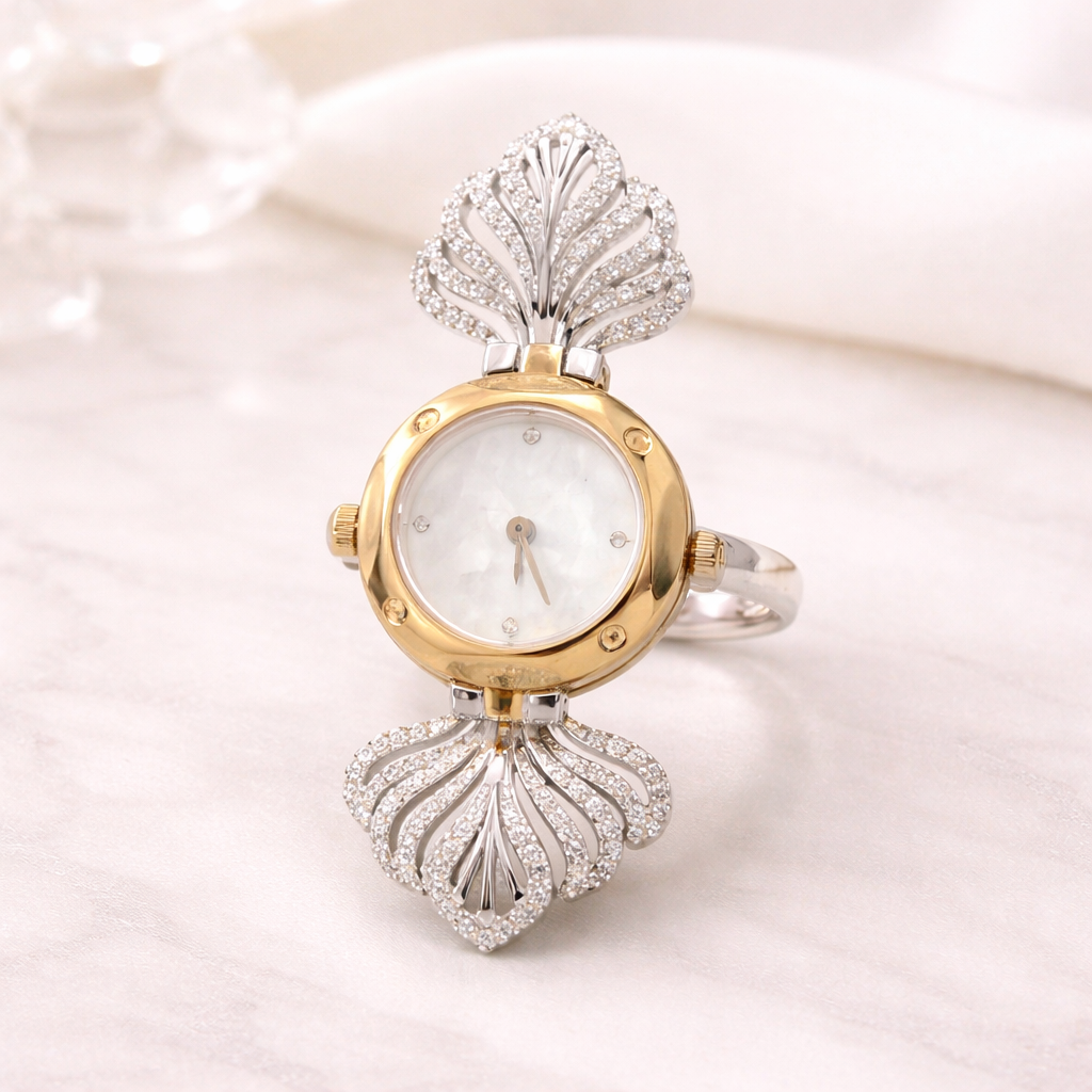 nova ring watch 925 silver
