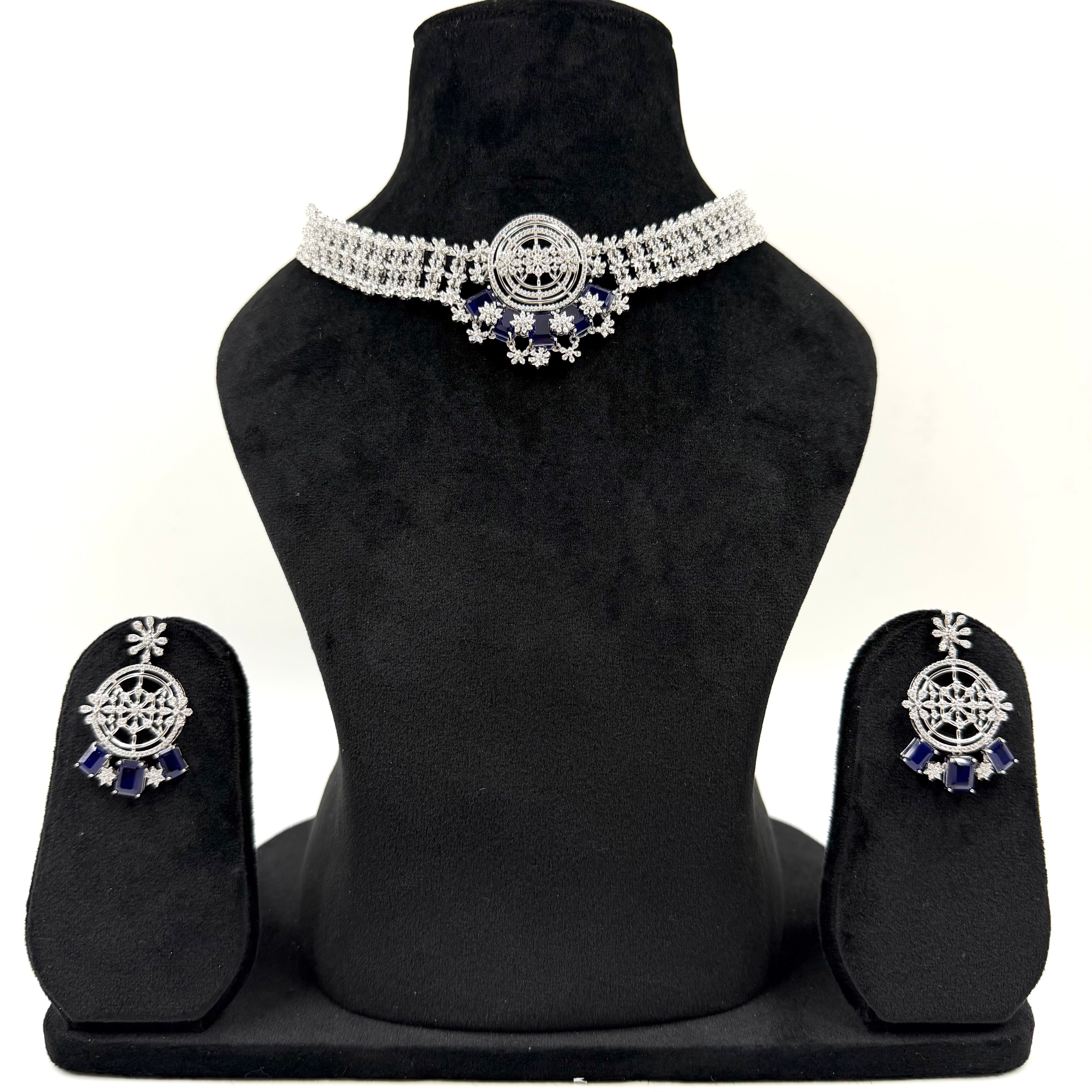 Ocean Mist choker necklace in 925 silver