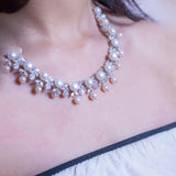 Oceane necklace set in 925 silver