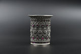 Ornate Silver Rajsi Pooja Thali Set