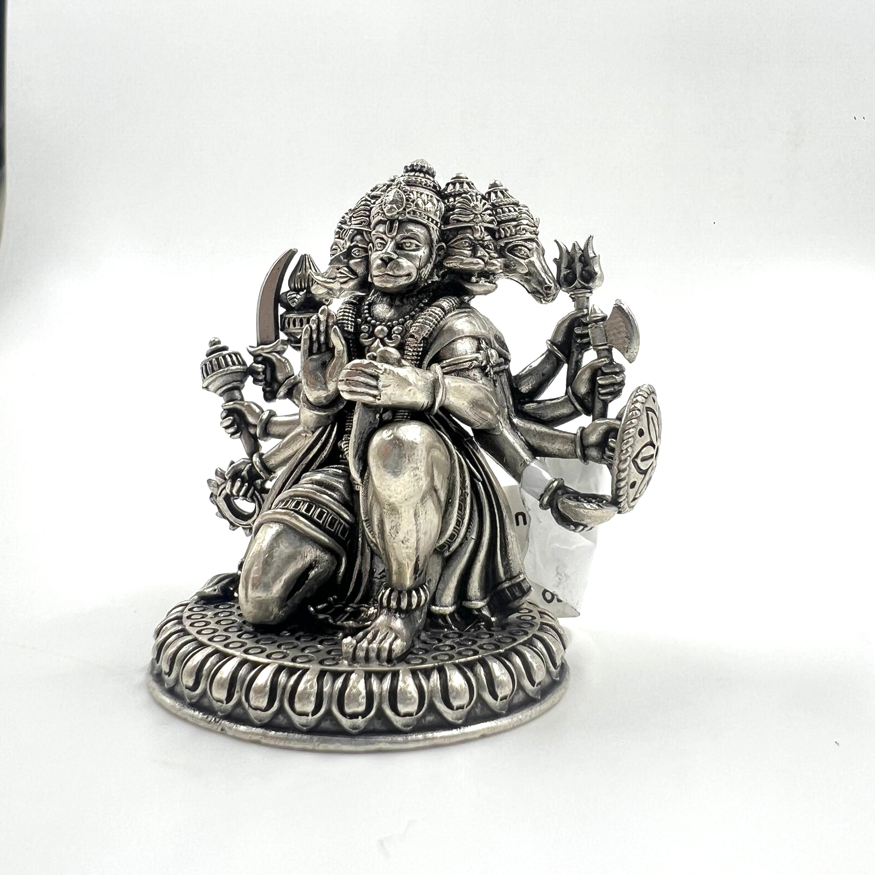 panchmukhi veer hanuman silver idol house of janya