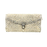 Pearl Royale clutch with elegant pearl detail