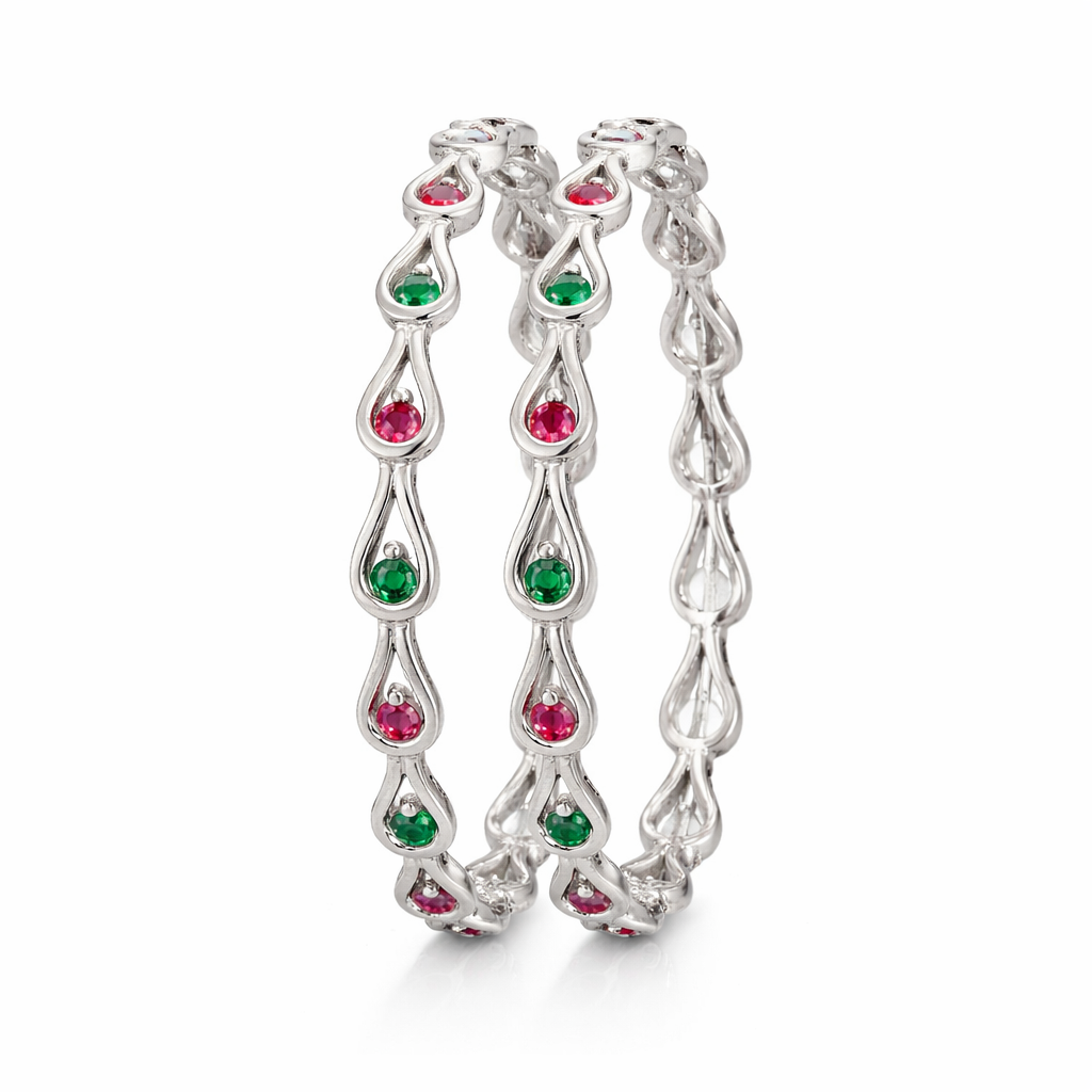 pure amaira silver bangles