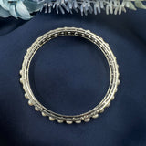 pure silver pearl bangles