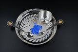 Royal bite princess baby silver dinner set