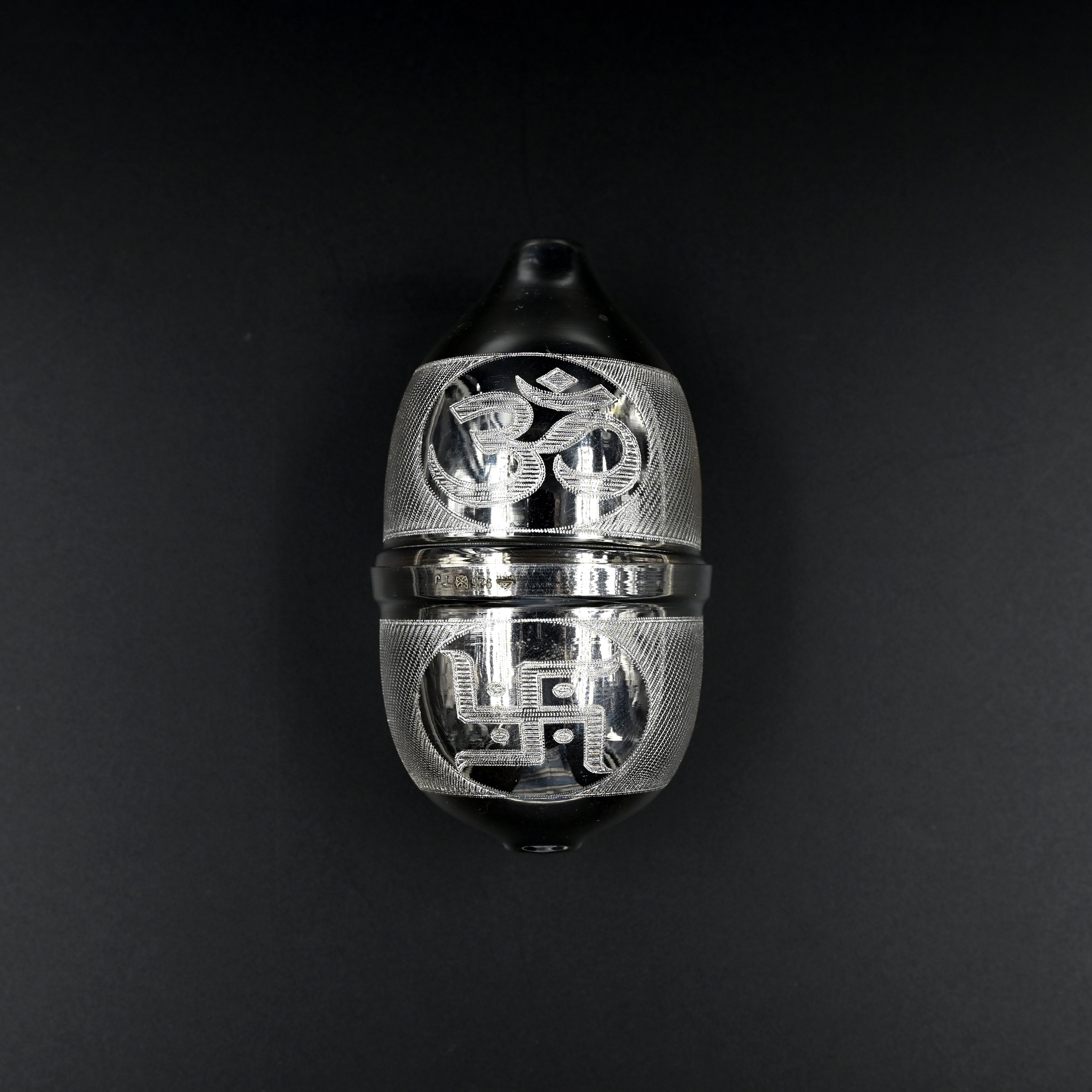 Sacred pooja nariyal silver coconut