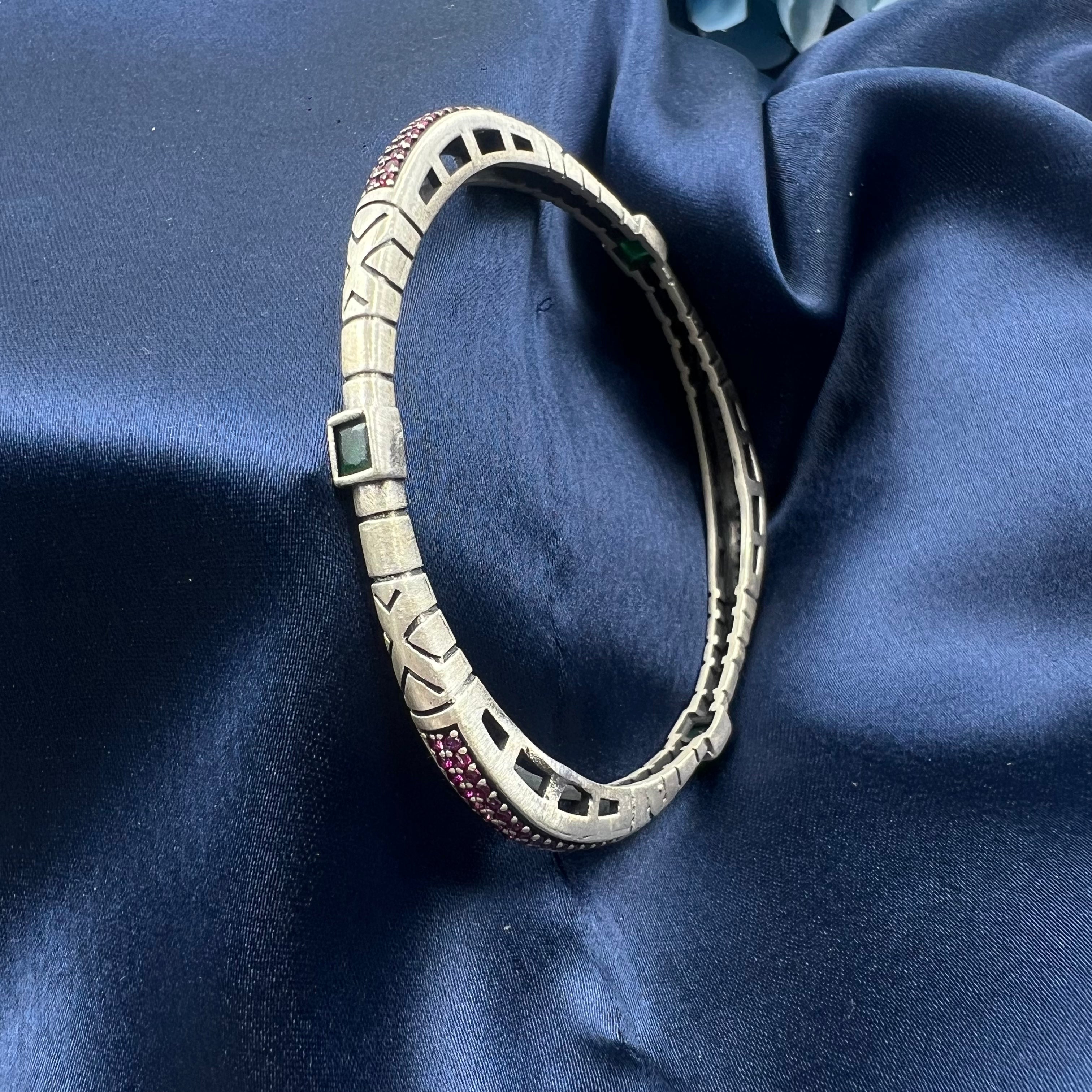 silver bangles elegant