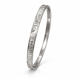silver bangles set ivana