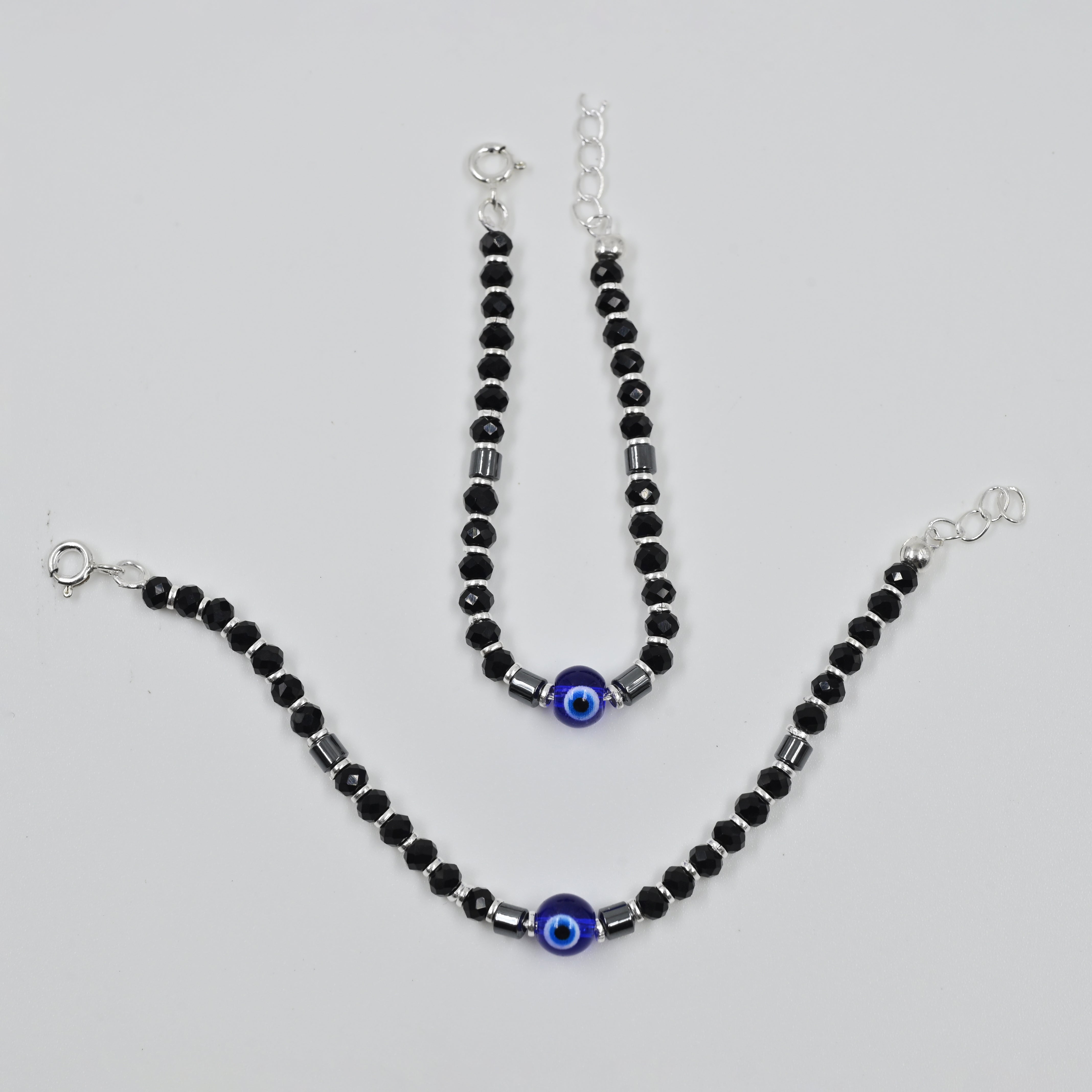 Silver Divya Drishti Nazariya bracelet