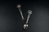 Silver doraemon feeding set for baby