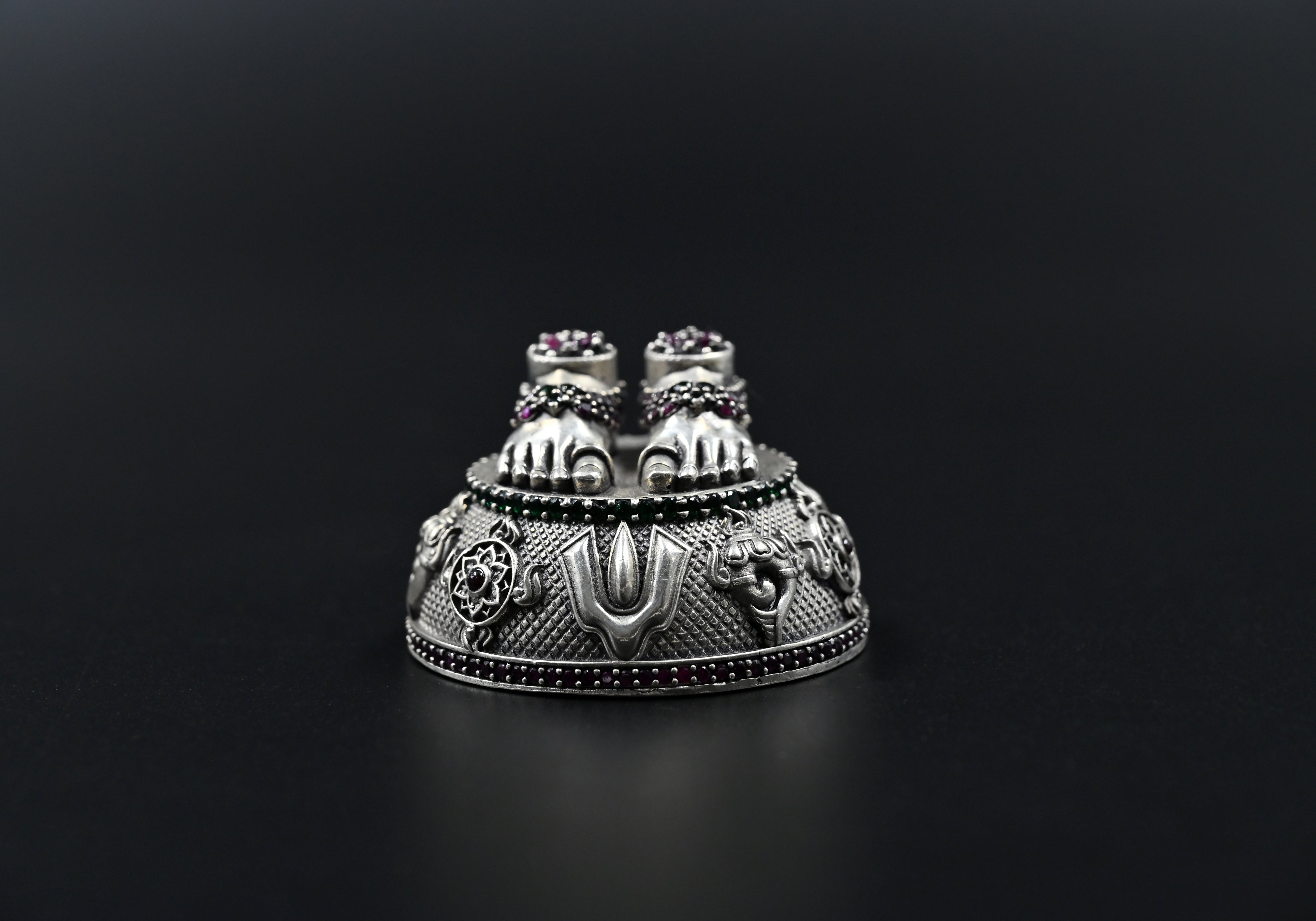Divya silver Laxmi Charan design